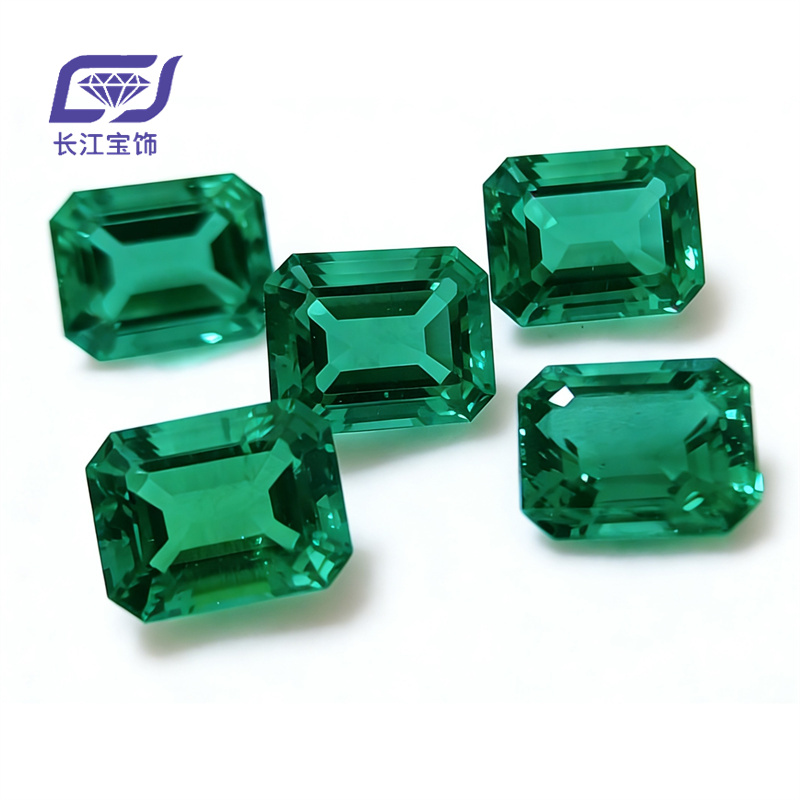 Lab Colombian Emerald-Octagon 哥伦比亚祖母绿