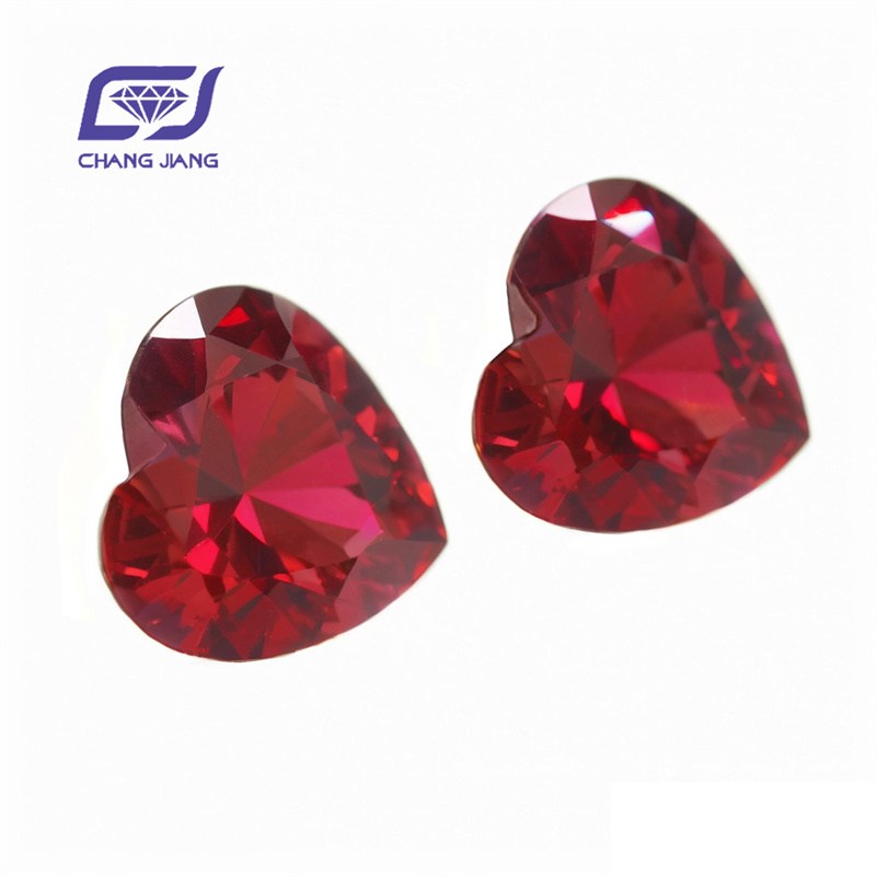 Lab grown Pegion blood RedRuby-Heart 鸽血红