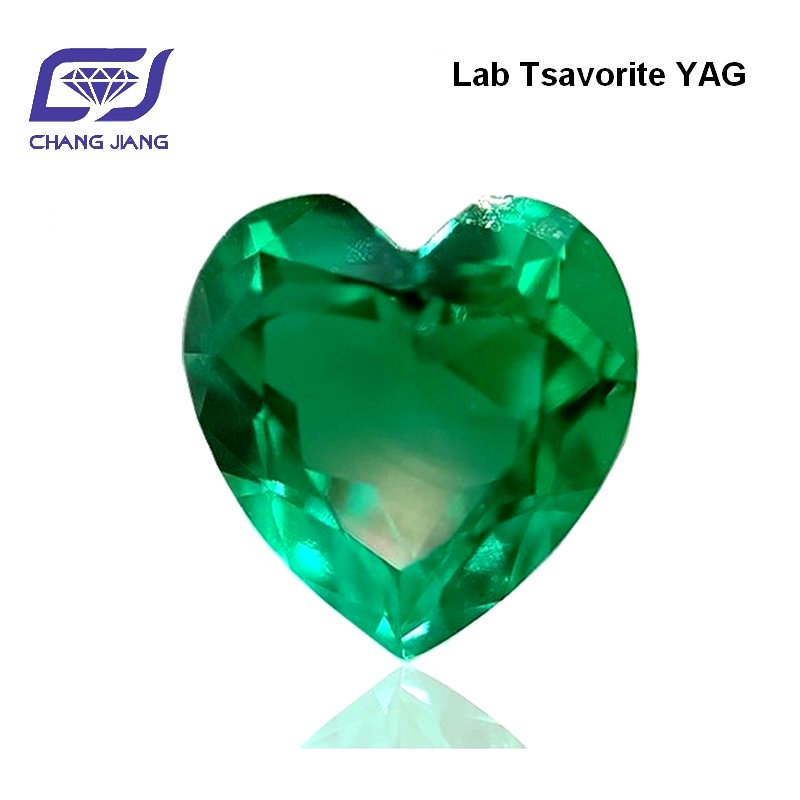 Lab Tsavorite (YAG)-Heart 雅晶