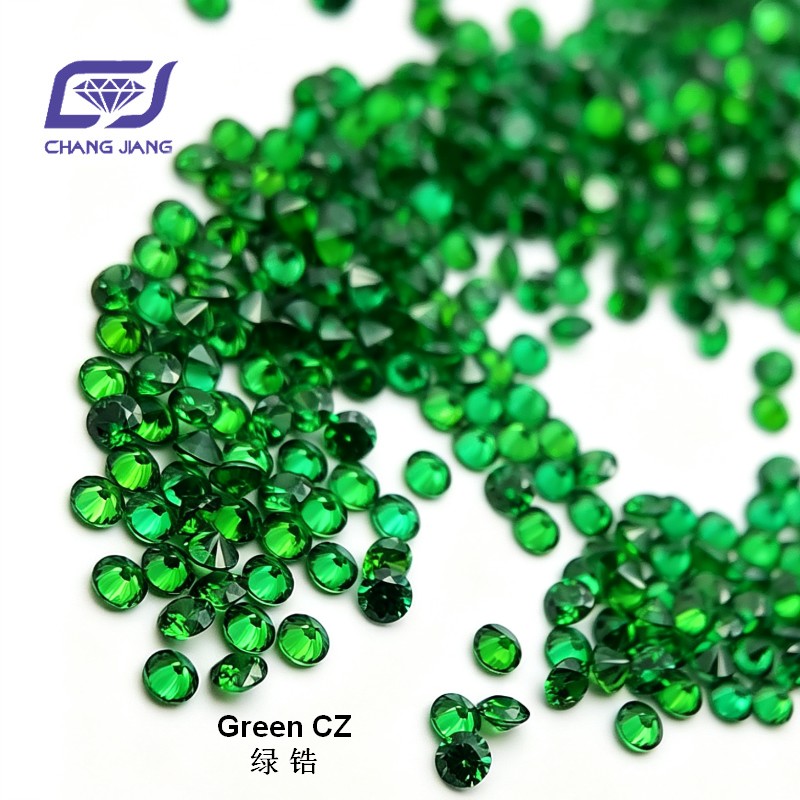 Green CZ Round