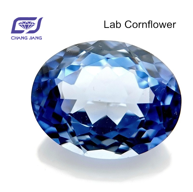 Lab grown Sapphire-Oval,Meddium