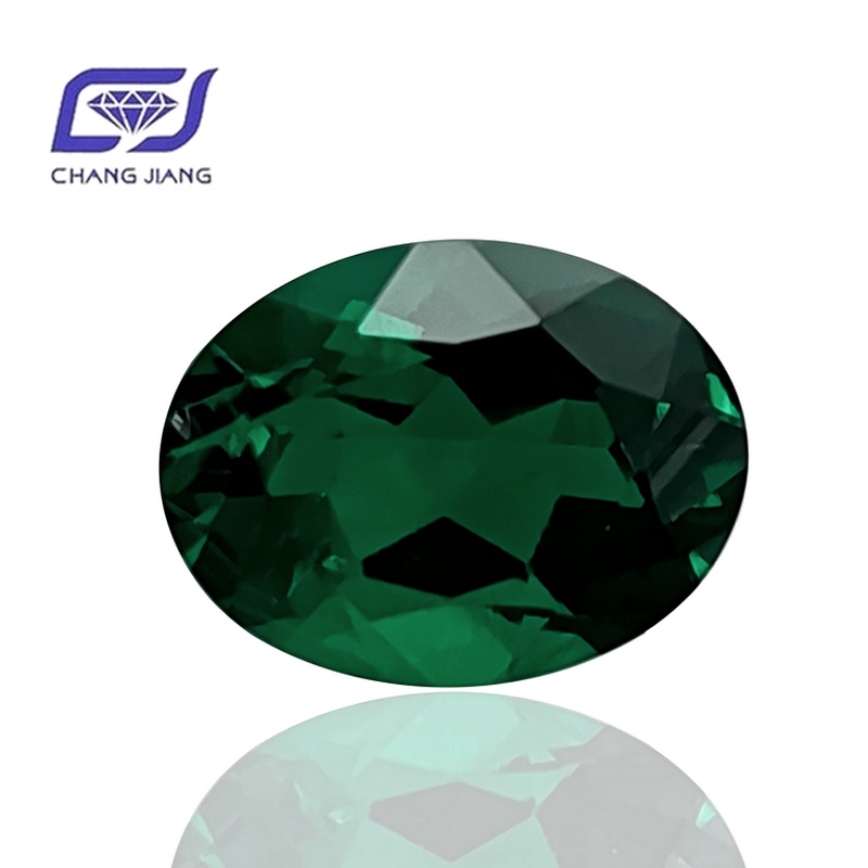 Lab Zambian Emerald-Oval 赞比亚祖母绿