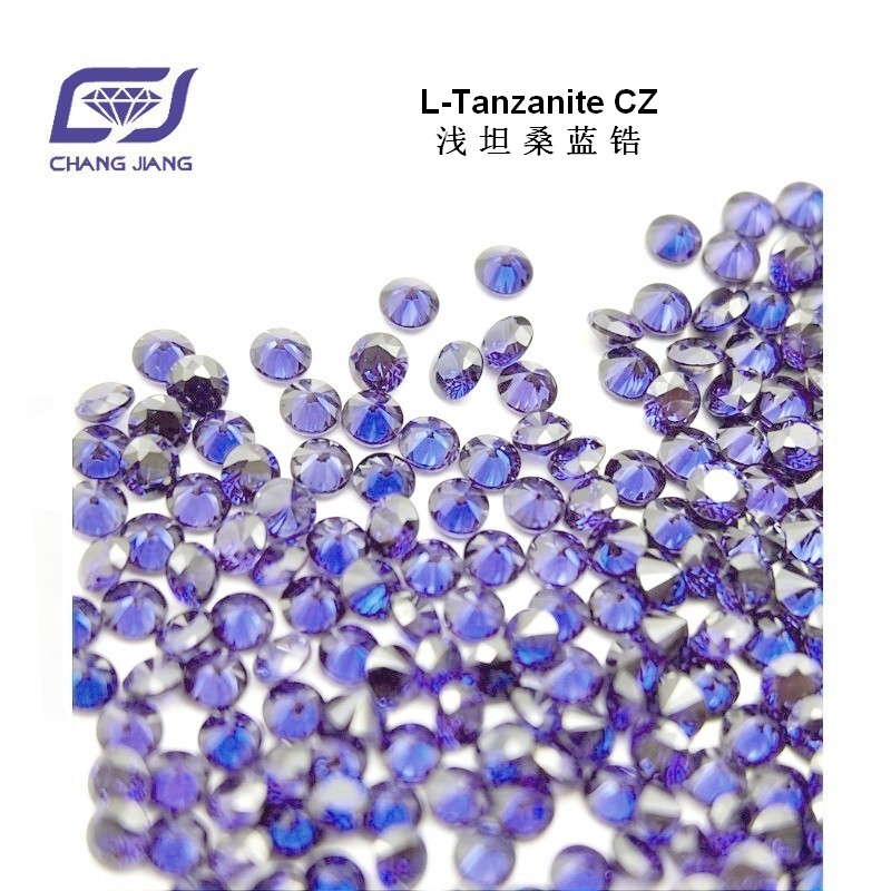 L-TANZANITE CZ Round