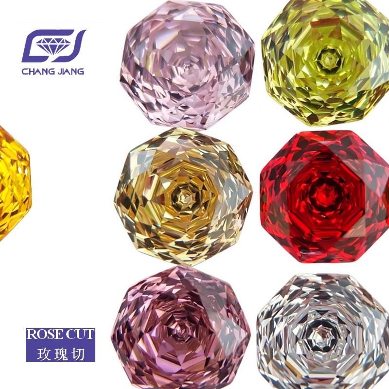 Color CZ-Lucky Rose cut