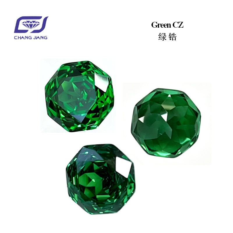 Green CZ-Lucky Rose cut