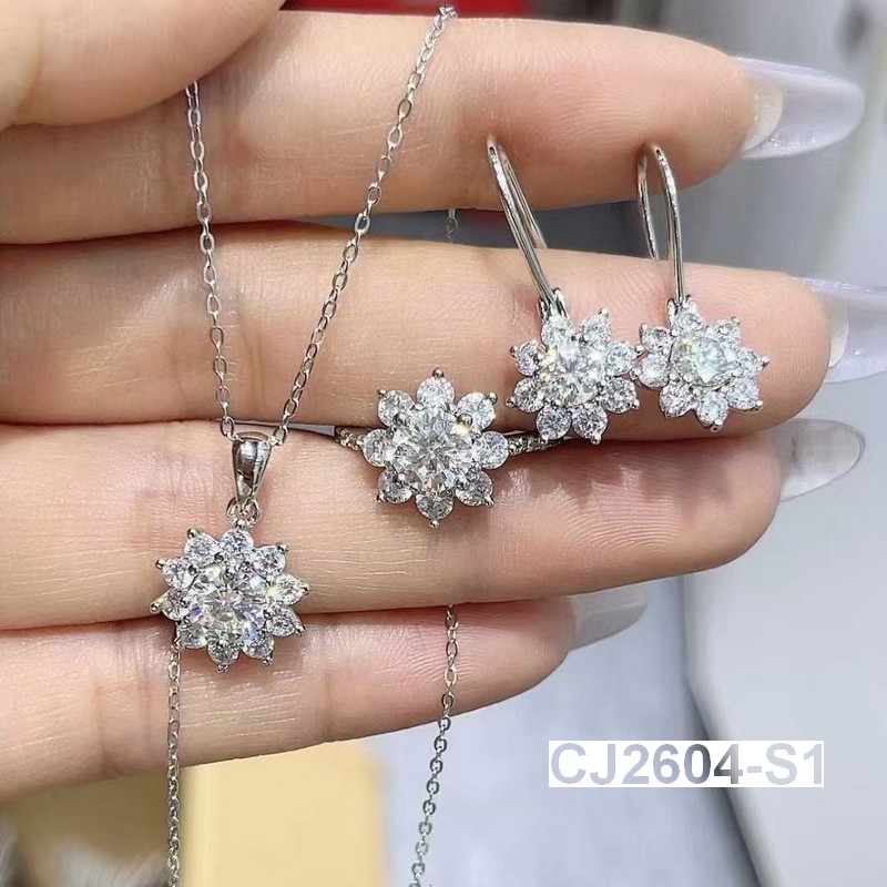 Moissanite Silver 925 wedding sets
