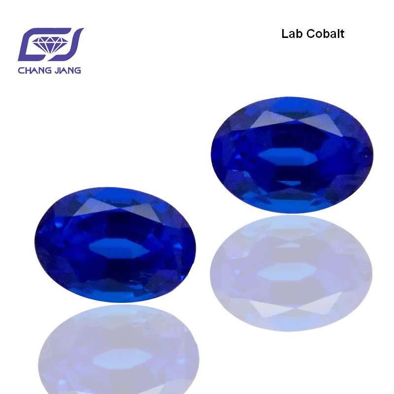 Lab grown Cobalt Spinel Oval