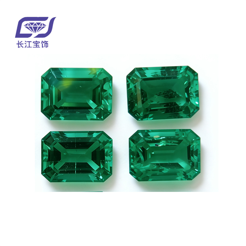 Lab Colombian Emerald-Octagon 哥伦比亚祖母绿
