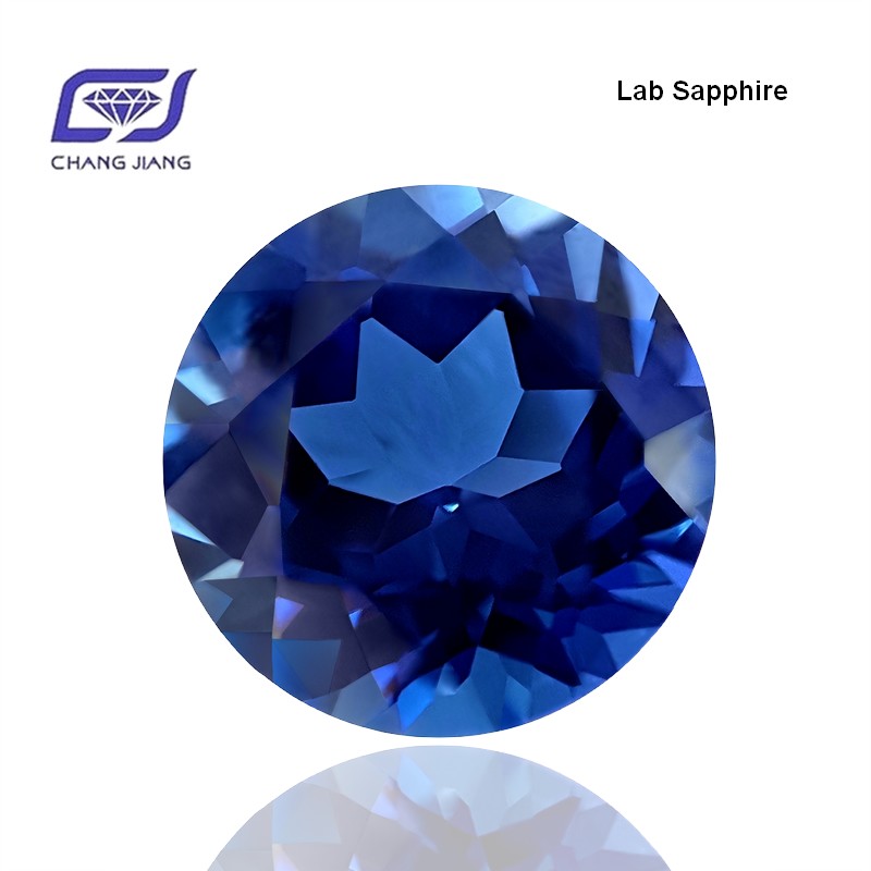 Lab grown Sapphire-RD,Vivid