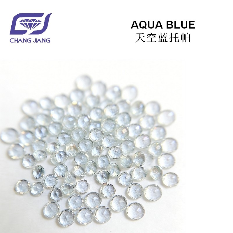 Natural Aqua Blue Topaz RD