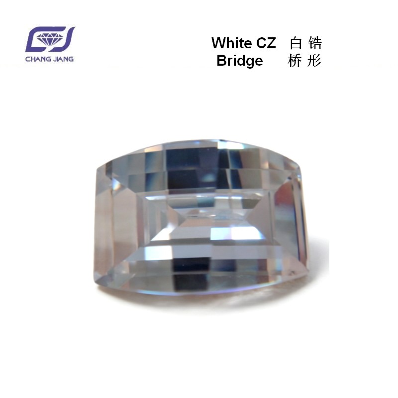 WHITE CZ Bridge