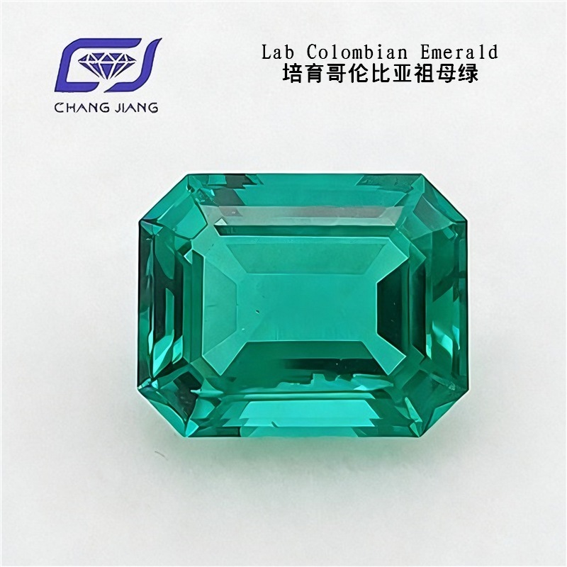 Lab Colombian Emerald-Octagon 哥伦比亚祖母绿