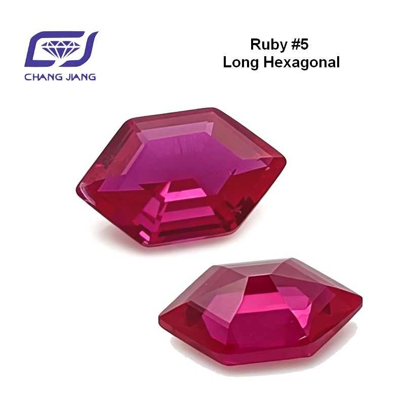 Ruby #5 Long Hexagonal