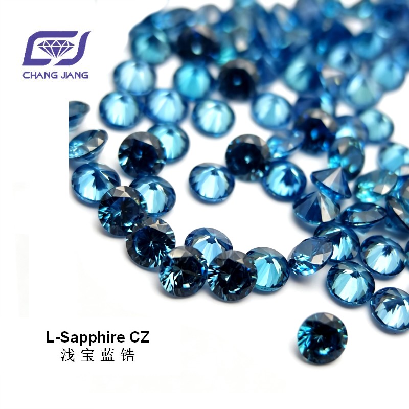 L-Sapphire CZ Round