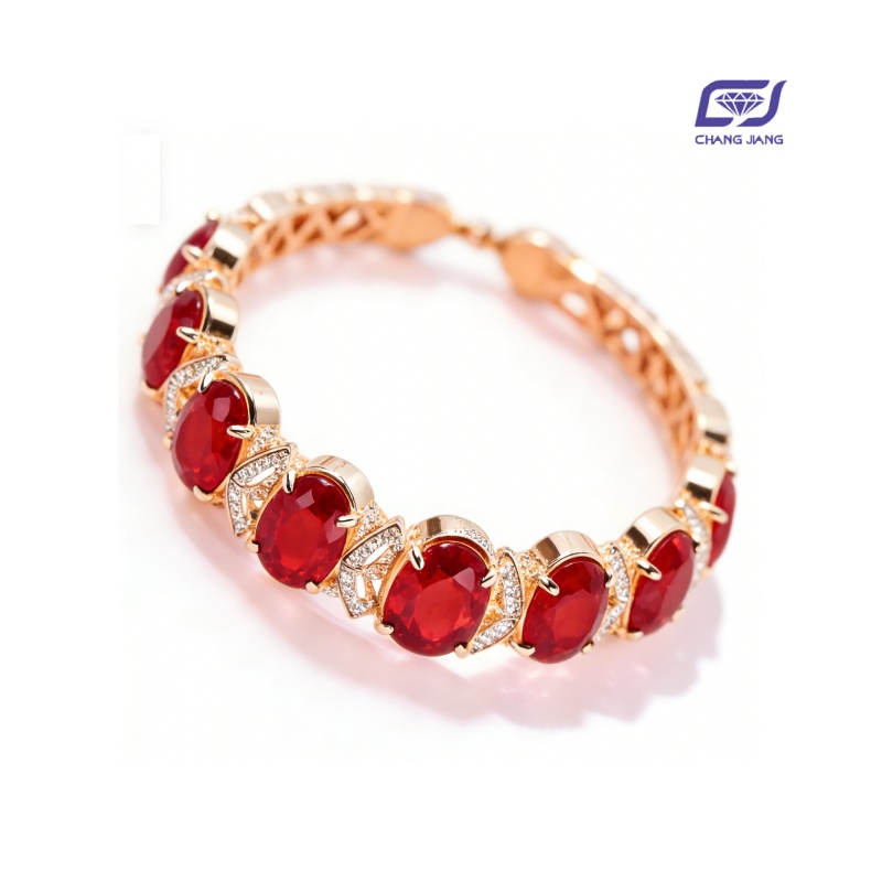 New Design Rainbow Sapphire Russian-Color wedding Ring